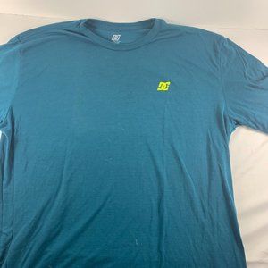 T-Shirt Mens DG Fast n Dry Short Sleeve Tee Shirt Green Size Large Vinta…